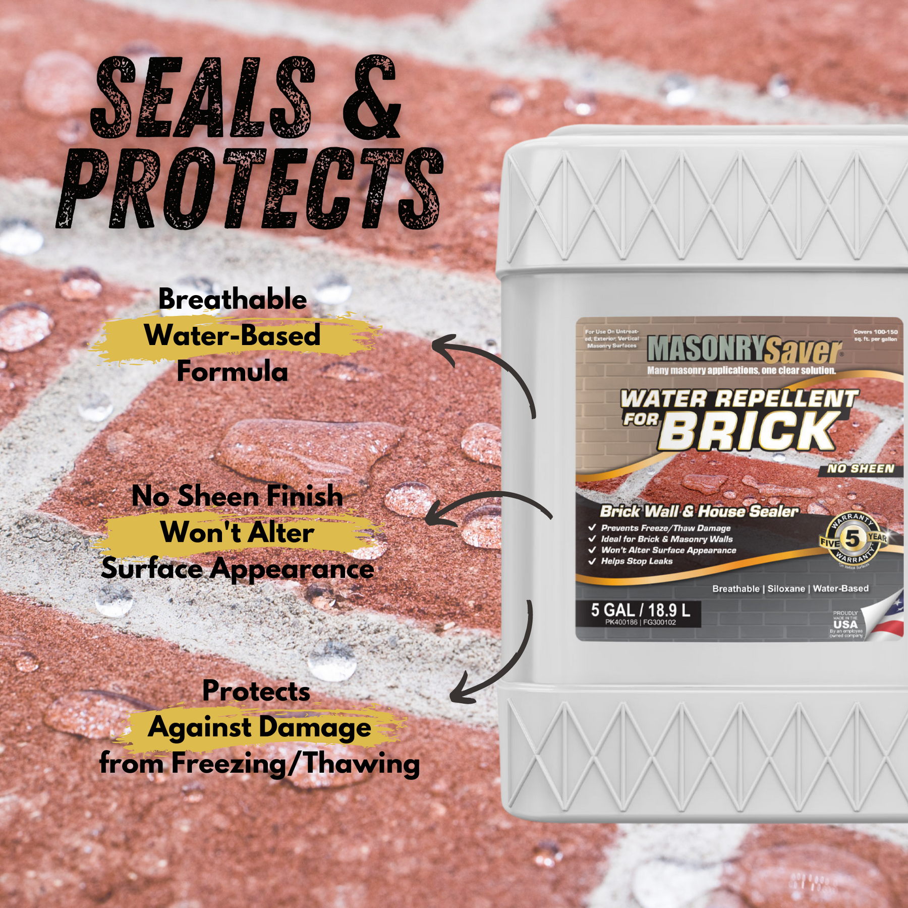 Water Repellent for Brick